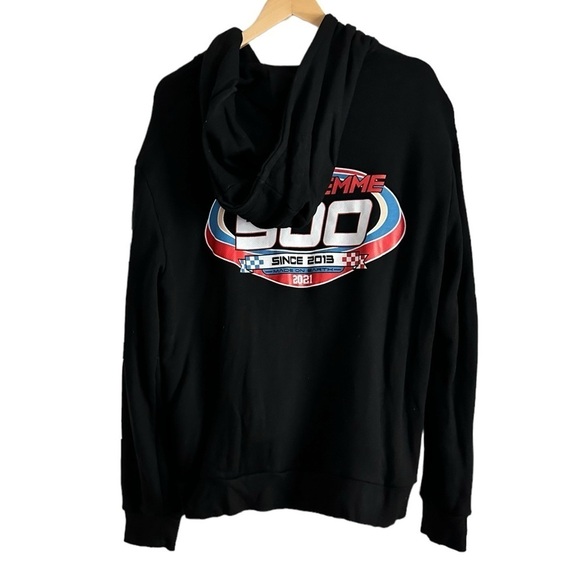 Homme+Femme 500 CREW ZIP HOODIE BLACK Size LARGE - Picture 5 of 17